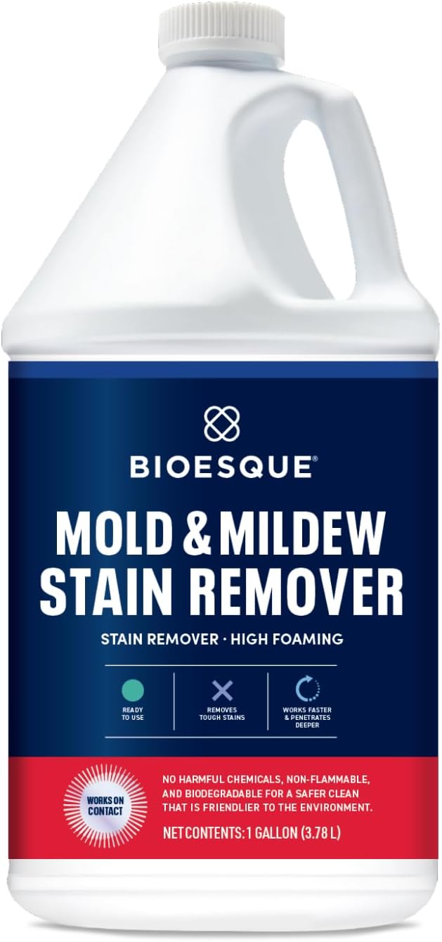 Bioesque Mold & Mildew Stain Remover, 1 Gallon (Pack of 4)