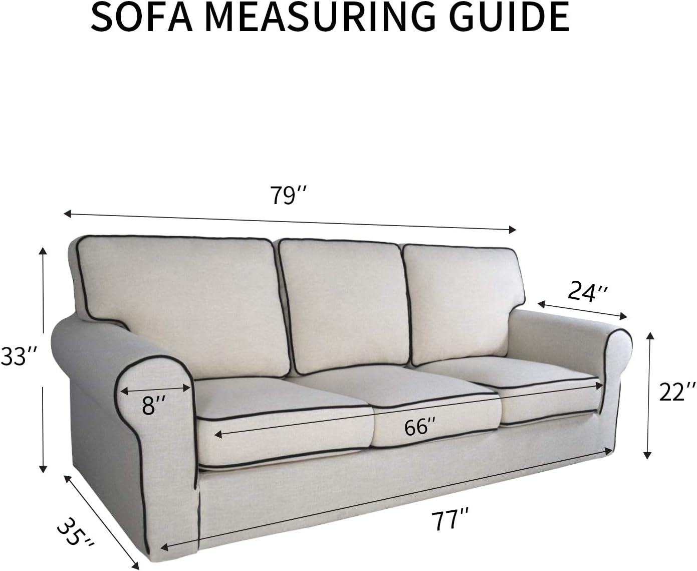 PureFit Reversible Quilted Sofa Cover, Water Resistant Slipcover Furniture Protector, Washable Couch Cover with Non Slip and Elastic Straps for Kids, Dogs, Pets (Sofa, Wine/Beige)