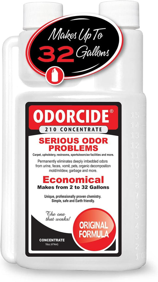 Odorcide Odor Eliminator Concentrate: Odor Eliminator for Strong Odor on Carpets, Hardwood & More - Smoke, Sweat & Pet Odor Eliminator for Home w/Non-Enzymatic Formula, 16 oz…