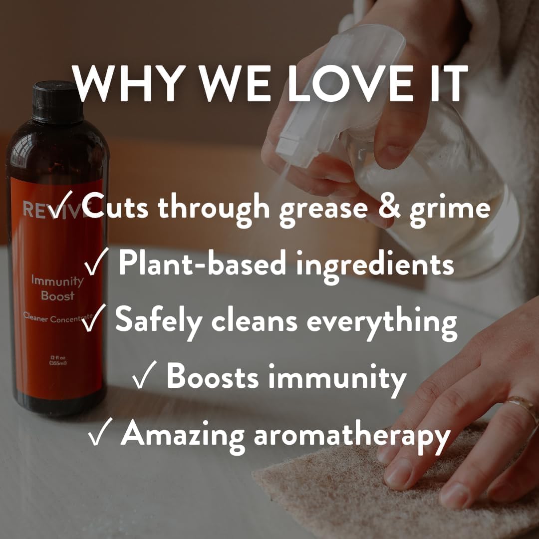 REVIVEEO Protect Cleaner Concentrate Multi-purpose, All-purpose, Concentrated, Mopping, Nontoxic, Plant Based 2 Pack