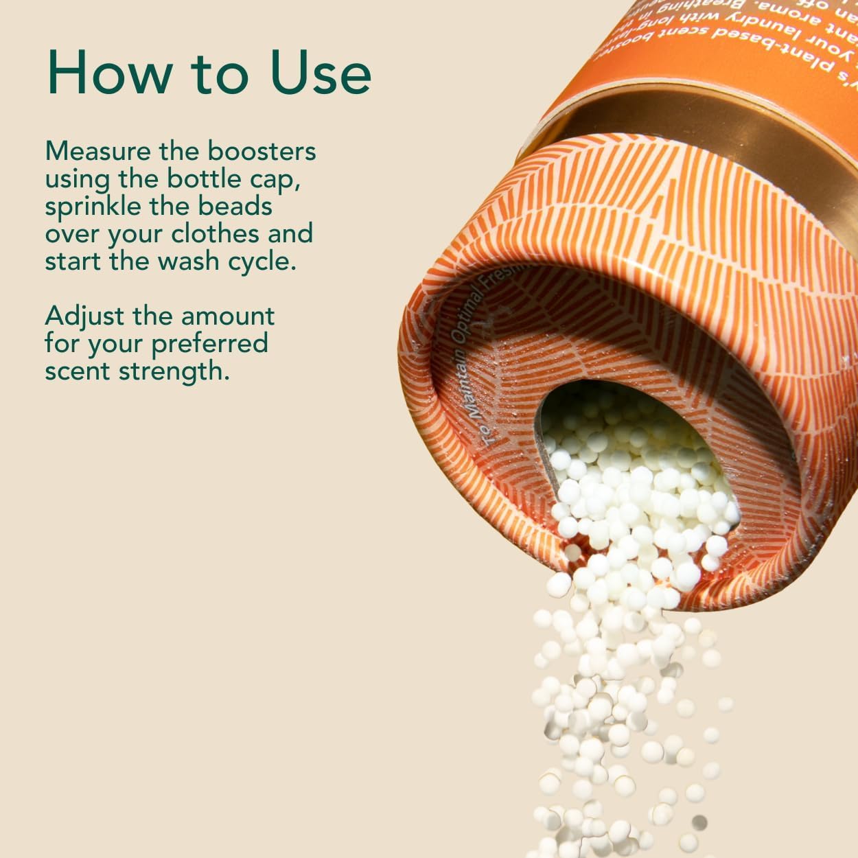 Kind Laundry In Wash Scent Booster Beads - Neroli Zen - 100% Plant Based - Natural Laundry Booster Beads & Smell Deodorizer - Environment Friendly Odor Eliminator for Clothes (320 grams)