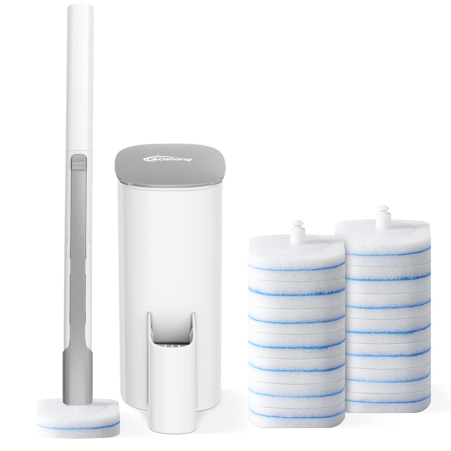 oshang Disposable Toilet Brush - Toilet Bowl Cleaner, Toilet Cleaning Supplies, Toilet Brush with