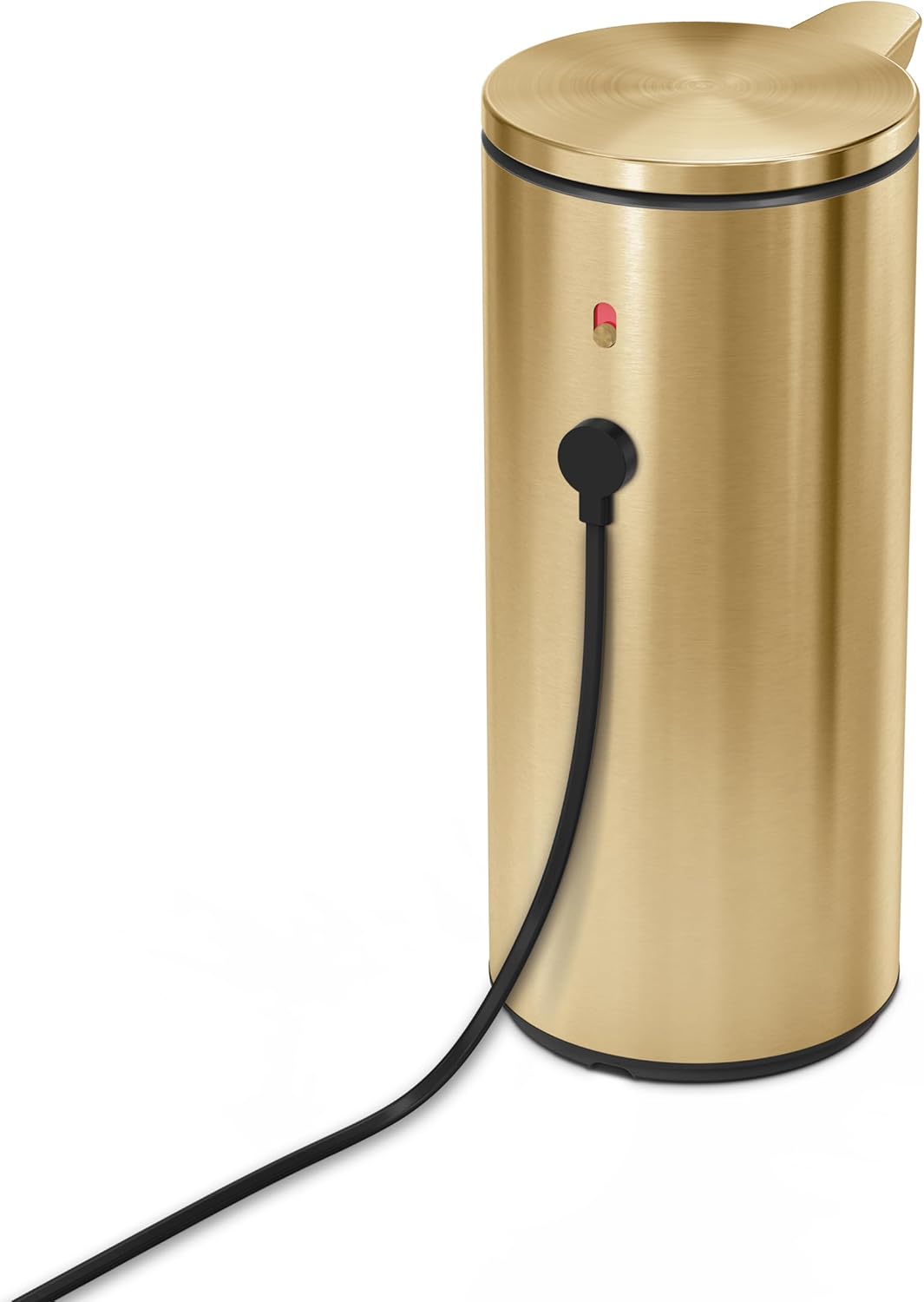 simplehuman 9 oz. Touch-Free Automatic Rechargeable Sensor Pump, Brass Stainless Steel, New