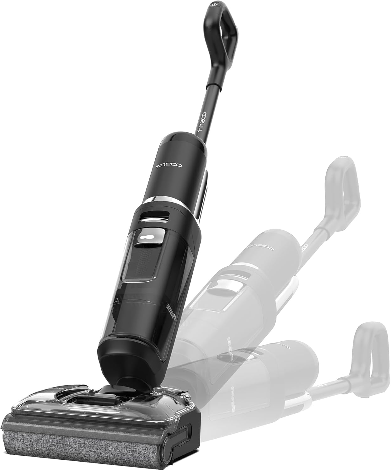 Tineco Floor ONE S7 Stretch Ultra Cordless Wet Dry Vacuum Cleaner, 180°Lay-Flat Anti-Tangle Design, 50 Minutes Runtime, 185℉ Flashdry Self-Cleaning, Dual-Sided Edge Cleaning Floor Cleaner