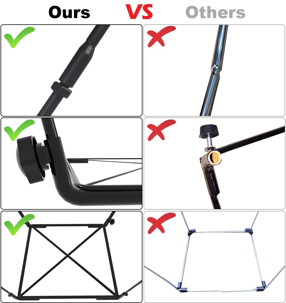 Artigarden Garden Trash Bag Holder - Outdoor Leaf Bag Support Stand Multi-Use Metal Garbage Bag