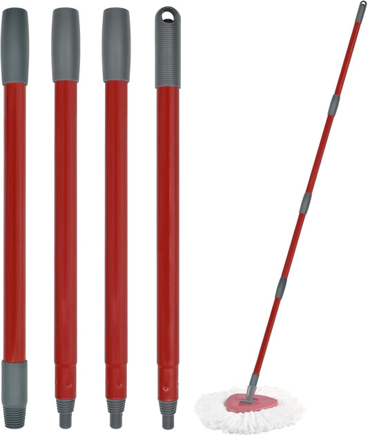 Mop Handle for Ocedar, Mop Handle for O Cedar, Spin Mop Replacement Handle for O Cedar, 4 Section