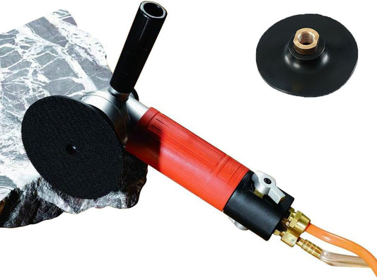 Air Wet Polisher/ Sander 4-Inch Versatile Wet Stone Grinder 4500 Rpm Pneumatic with Front Side