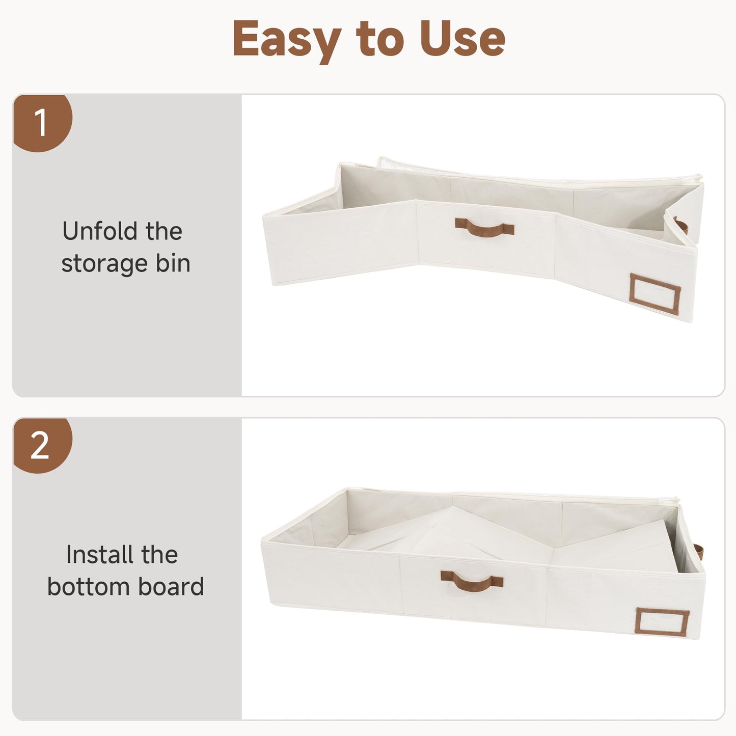 StorageWorks 6 Inch Low Profile Under Bed Storage Containers with Clear Lid