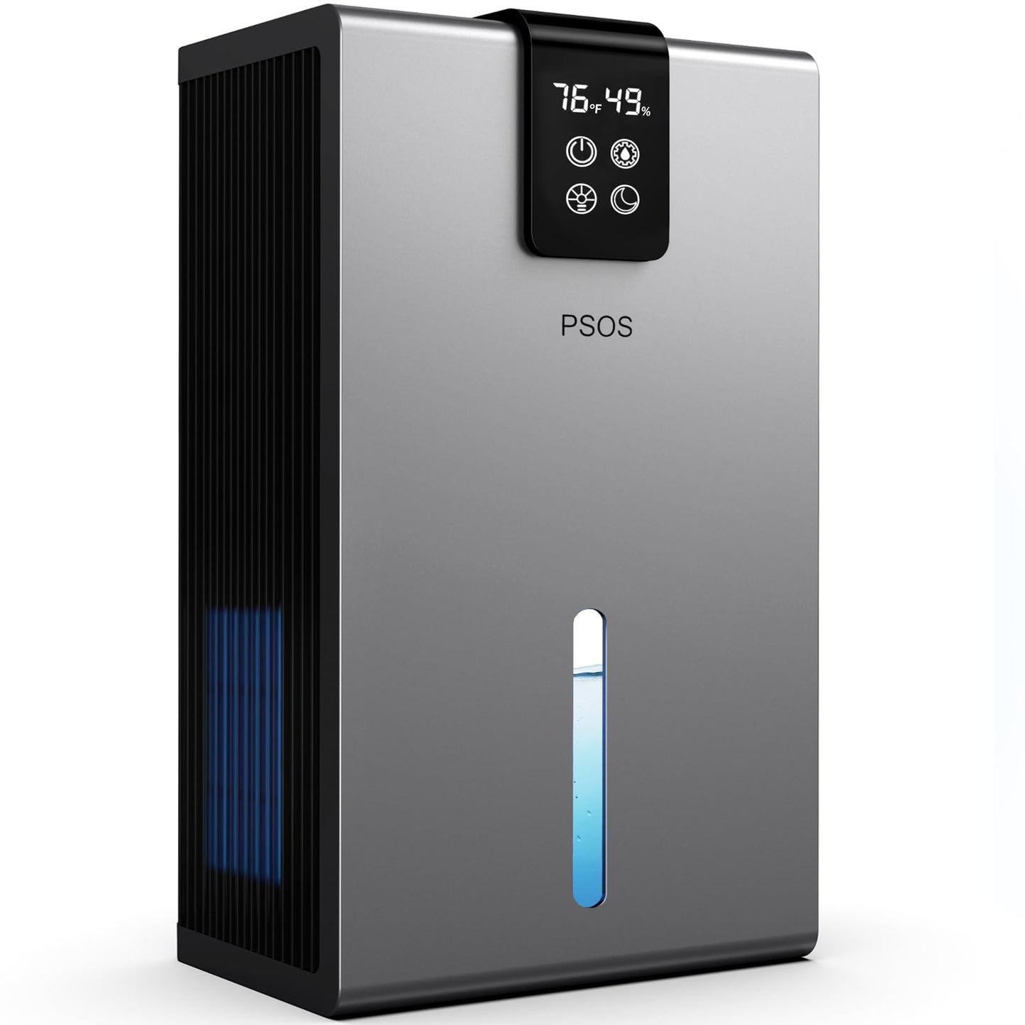 PSOS Dehumidifier, Dehumidifiers for Home, 98 OZ Water Tank, (1000 sq.ft) Quiet Dehumidifier for