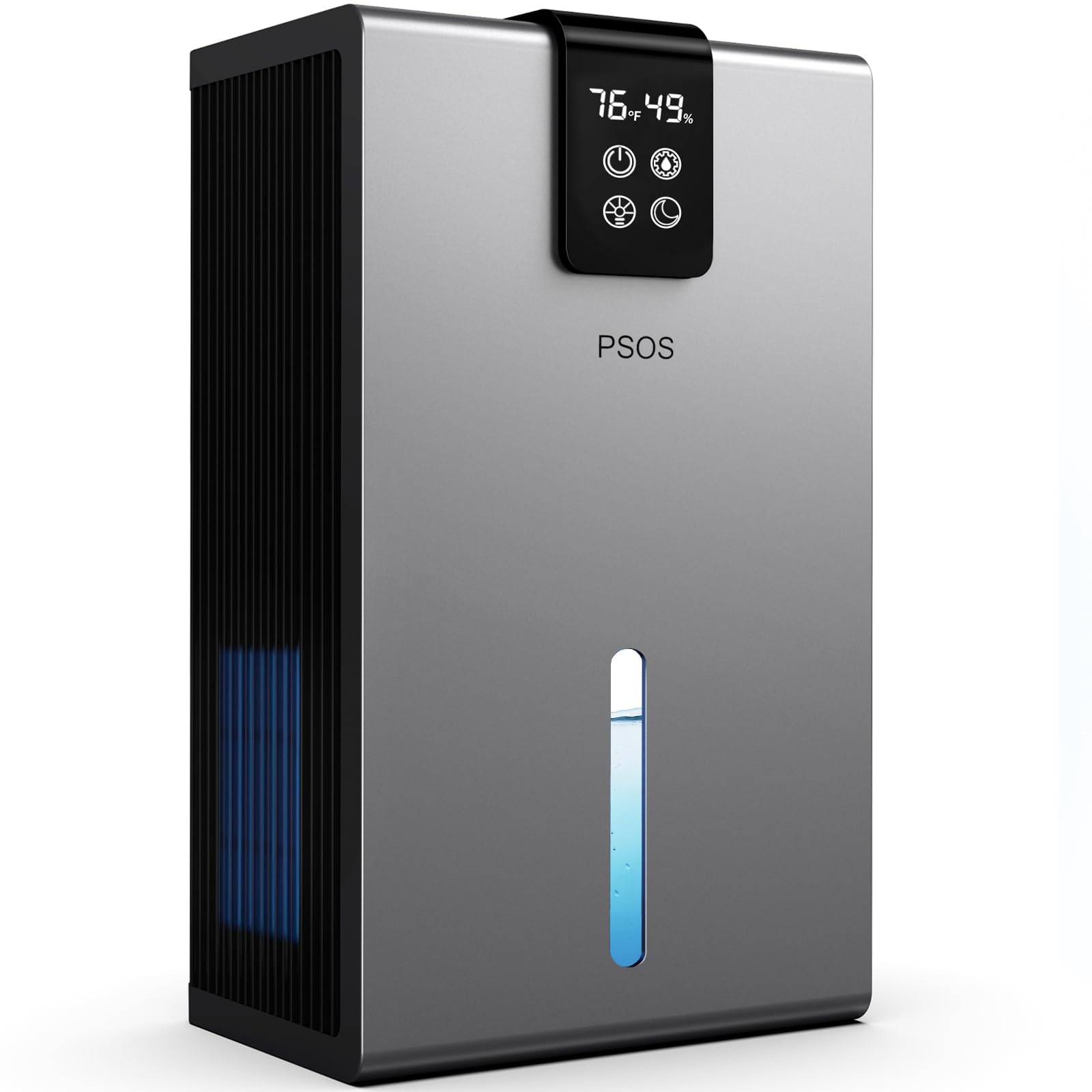 PSOS Dehumidifier, Dehumidifiers for Home, 98 OZ Water Tank, (1000 sq.ft) Quiet Dehumidifier for