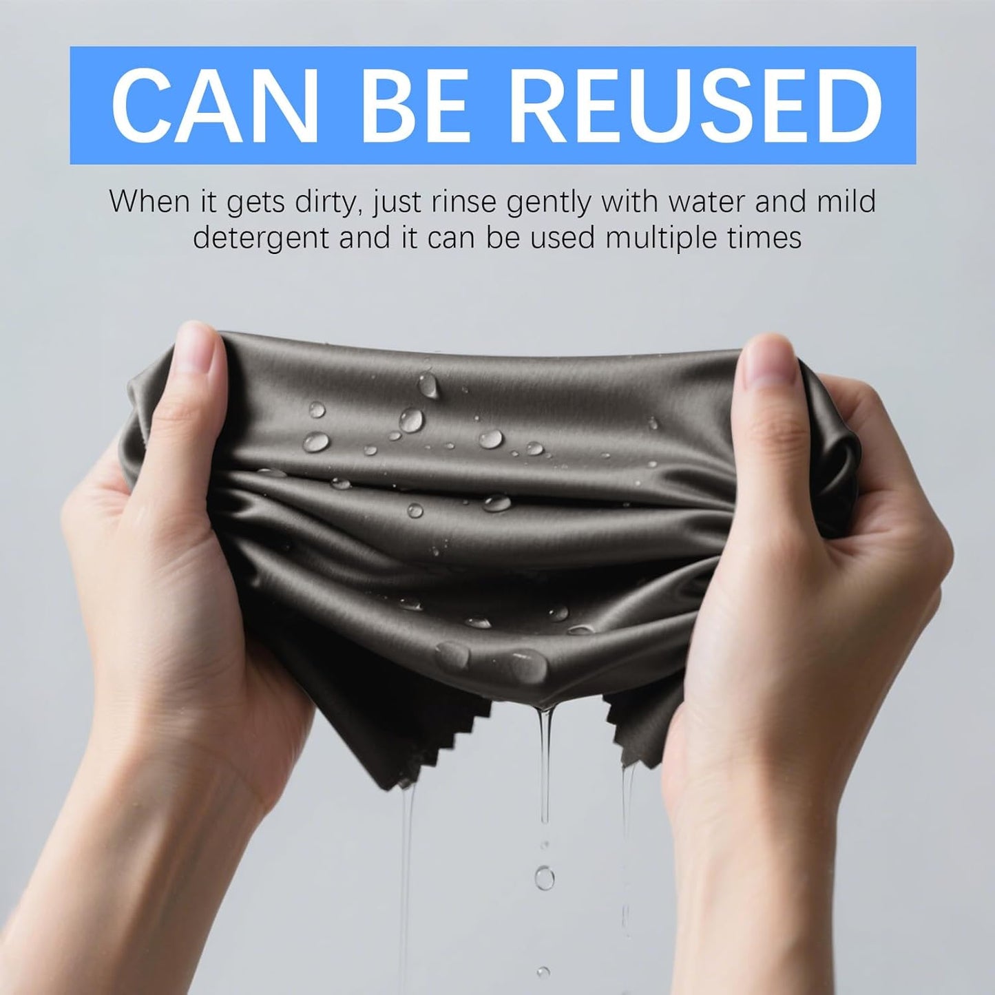 120 Pack Microfiber Cleaning Cloth for Glasses (5.5"x5.5"), Eye Glasses Clean Cloths Bulk Microfiber Lens Cleaner Cloth for Eyeglasses, Lenses, Silverware, Camera, Phones and Laptops