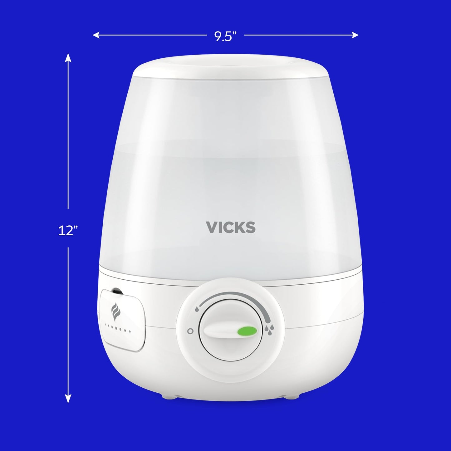 Vicks Filter-Free Ultrasonic Humidifier, Recommended by Pediatricians