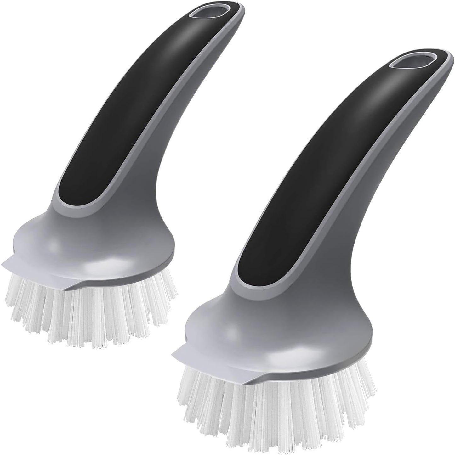 MR.SIGA Pot and Pan Cleaning Brush, Dish Brush for Kitchen, Pack of 2