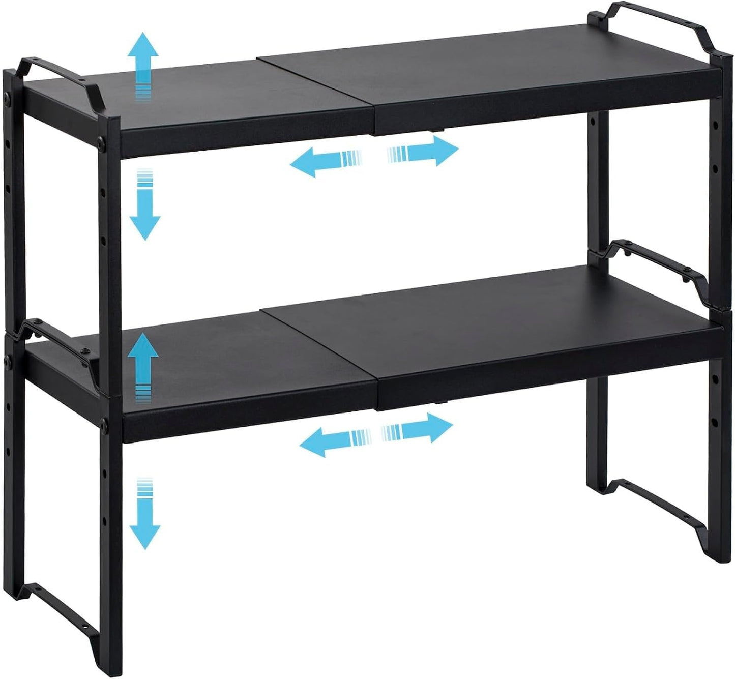 Expandable Cabinet Shelf Organizer, Adjustable kitchen Countertop Storage