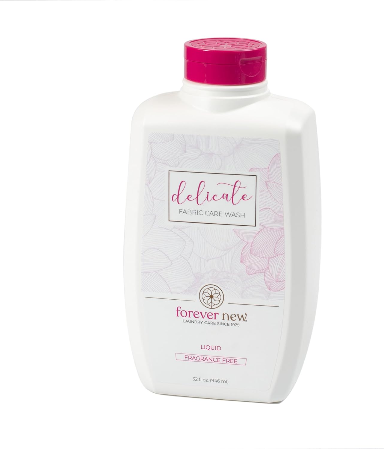 Forever New 32oz Liquid Unscented Fabric Care Wash 2 Pack (64oz Total) Natural Laundry Detergent