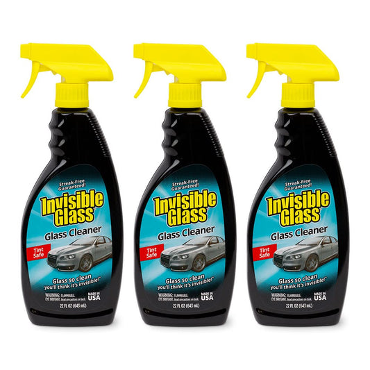 Invisible Glass 92164-3PK Premium Glass Cleaner Spray for Car Windshields and Windows, Automotive