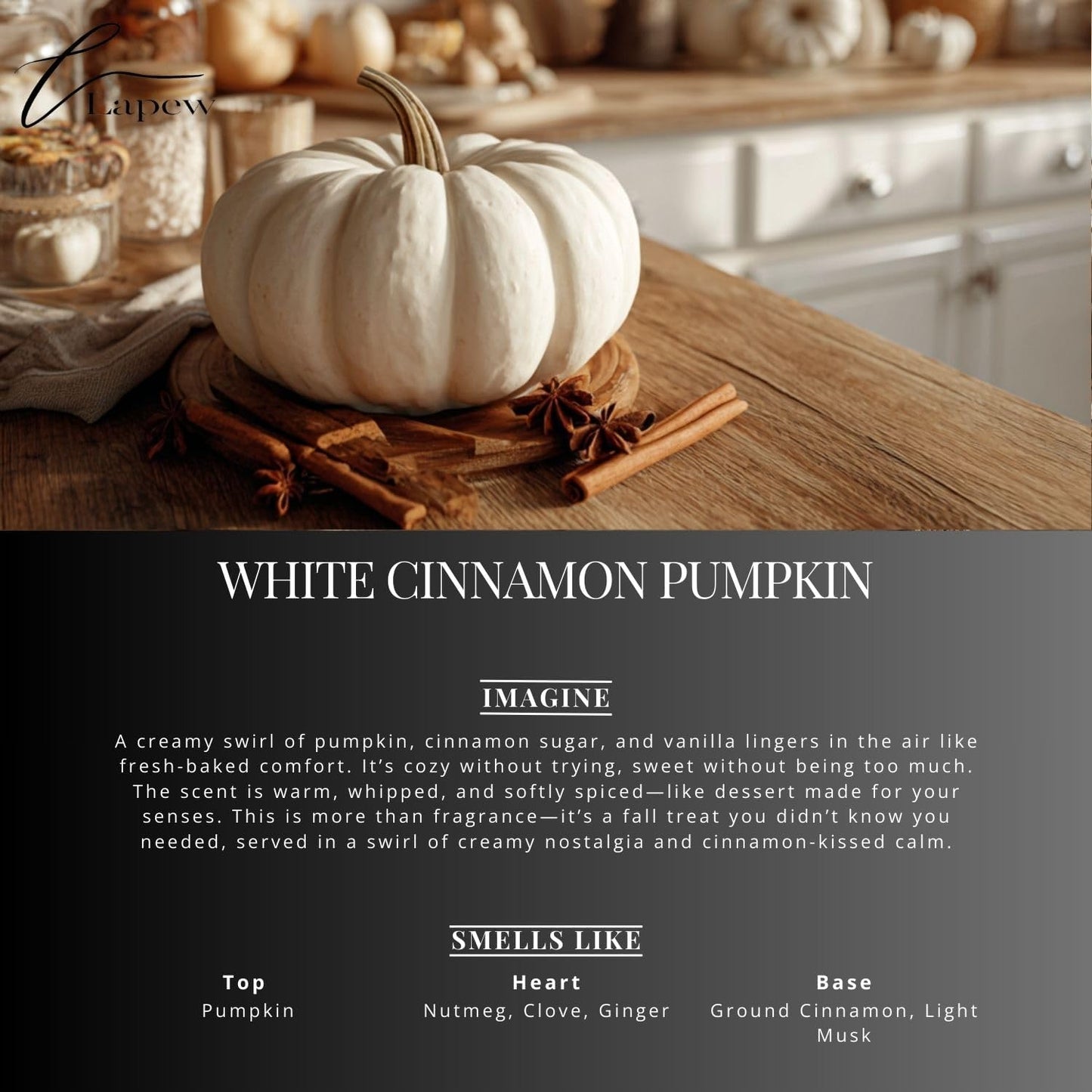 White Cinnamon Pumpkin Carpet Freshener Powder: Powerful Odor Eliminator for Home, Upholstery Deodorizer, Carpet Deodorizer, Pet Urine, Cat Litter Box - White Pumpkin Fragrance