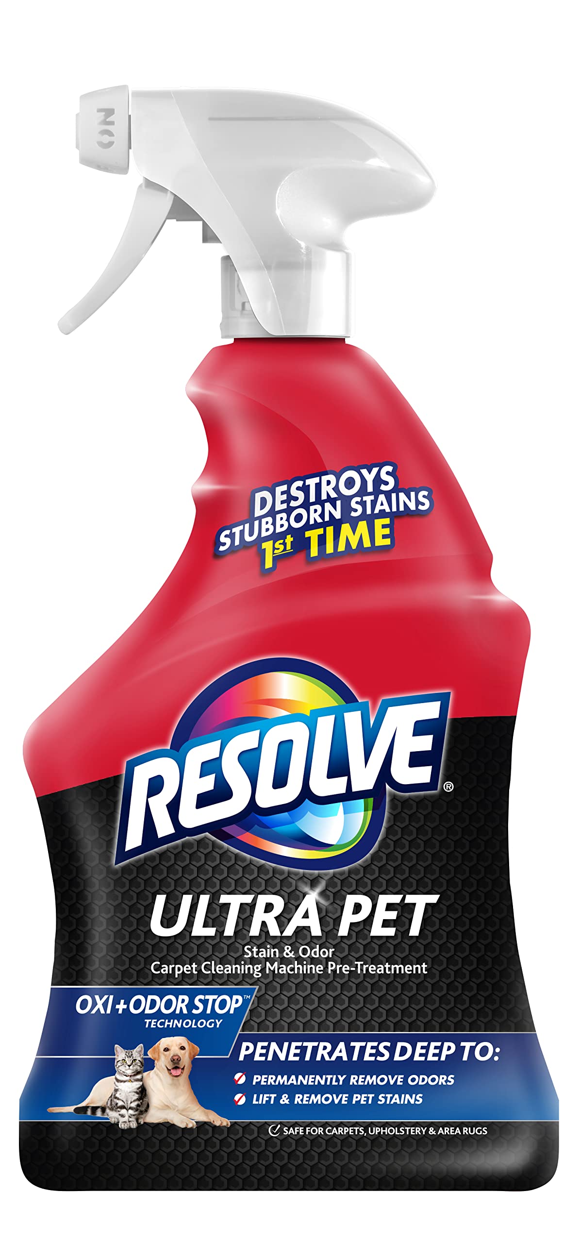 Resolve Ultra Pet Carpet Cleaner Spray – for Removal of Pet Stains & Odors, 32oz