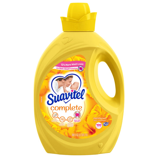 Suavitel Complete Liquid Fabric Softener, Morning Sun Scent, 100 fl oz