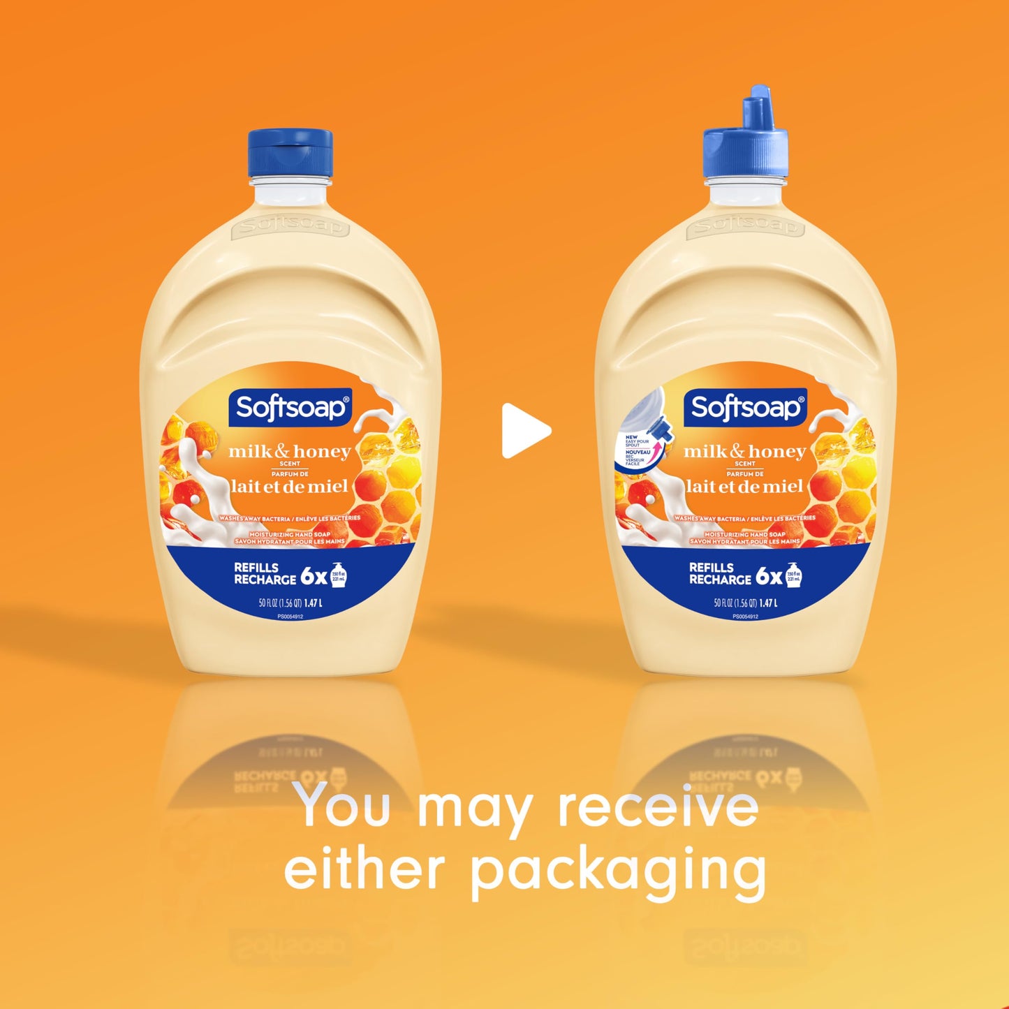 Softsoap Moisturizing Liquid Hand Soap, Milk & Honey Scent, 50 fl oz Refill