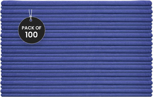 Shop Towels (Blue, 100-Pack) - Bulk Cleaning Towel in a Bag, Mechanic Cotton Wipes for Car Maintenance, Auto Mechanics & Garage, Wipe Grease & Oil, Machine Wash & Reusable