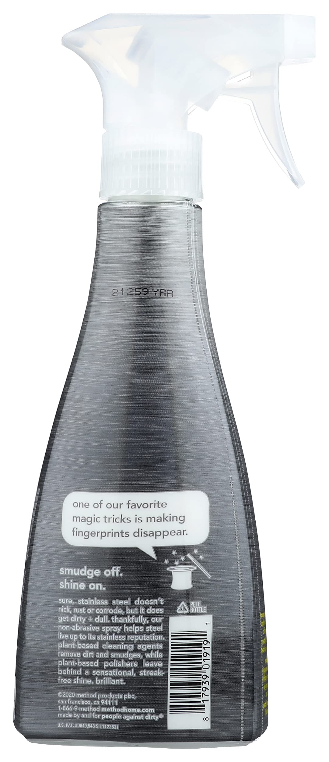 method Stainless Steel Cleaner + Polish, Apple Orchard, 14 fl oz