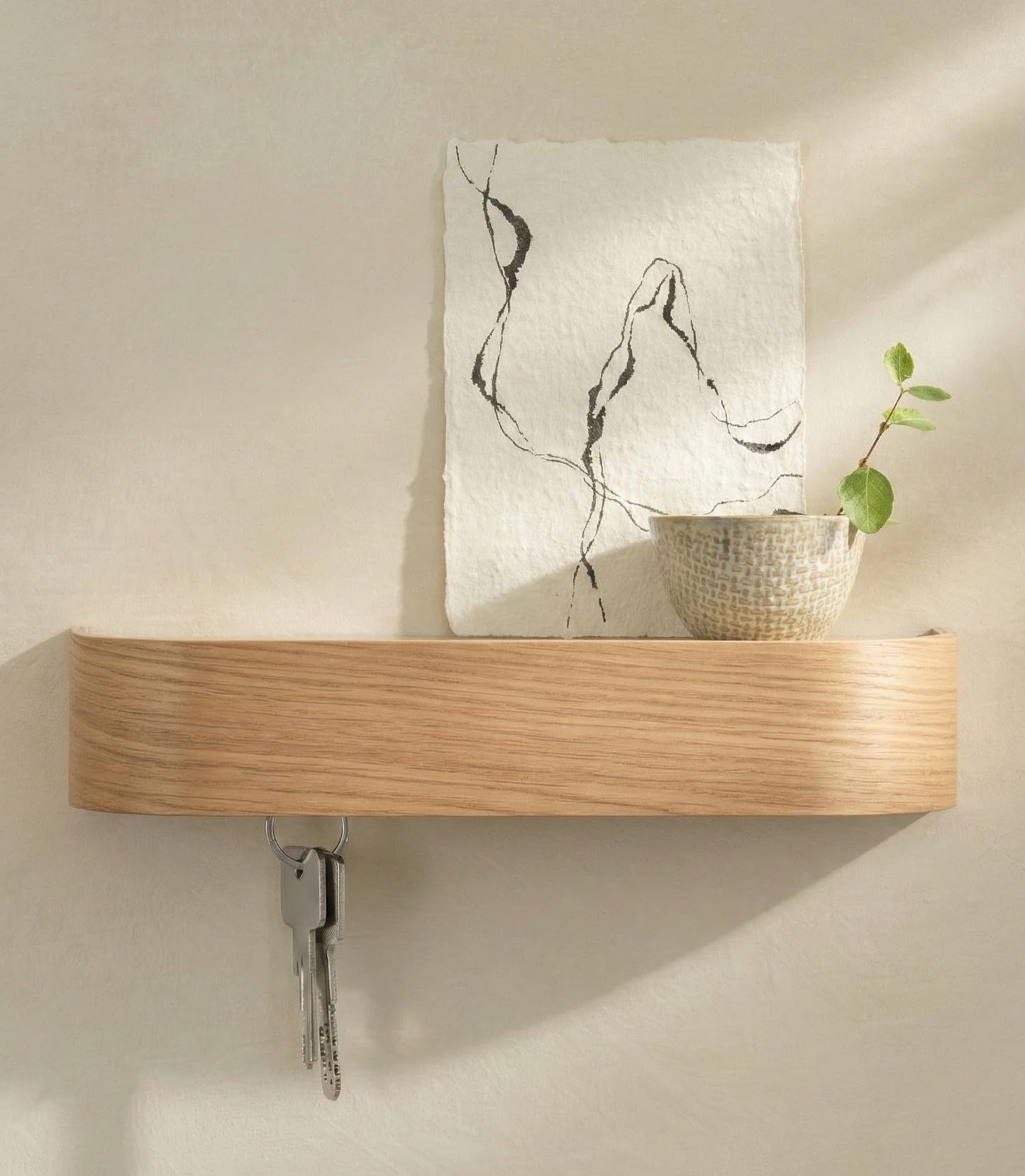 Kazai. Key Holder 'Toke' | Minimalist Key Hook Design from Berlin | Modern Key Holder Wall Mount