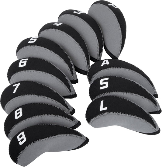Golf Iron Covers for Golf Clubs Neoprene Golf Iron Cover Set 11pcs/10pcs Golf Iron Headcovers Golf