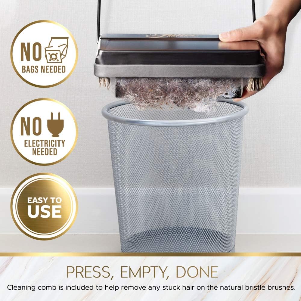 Stanley Home Products Electrostatic Carpet & Floor Sweeper - Heavy Duty Lightweight Floor Cleaner - Suitable for Smooth Floors and Low Pile Rugs & Carpeting No Electricity Needed (Forest Green)