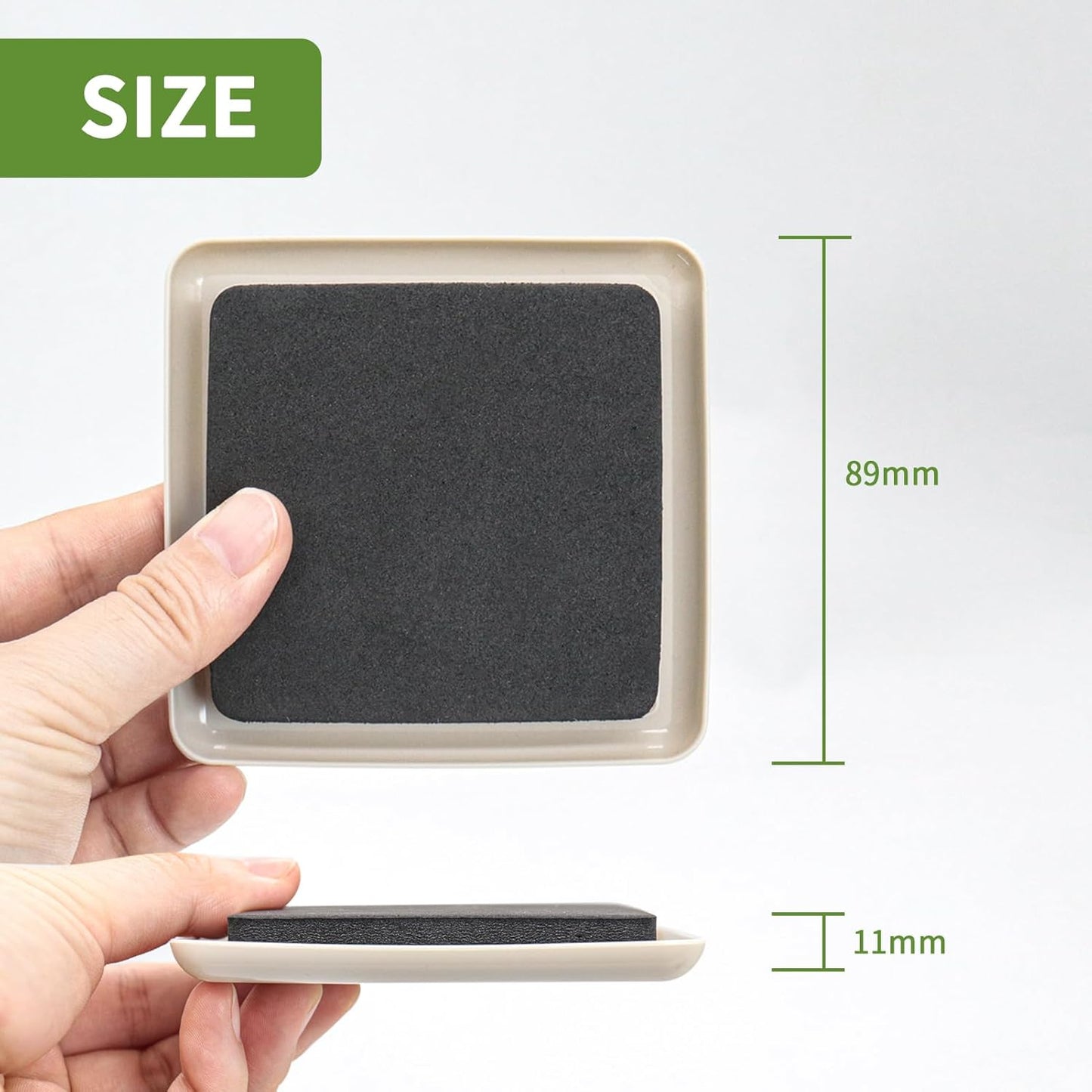 Furniture Sliders for Carpet 8 PCS - 3 1/2 inch Furniture Moving Slider Chair Legs Floors Protectors Square Furniture Movers Sliders – Move Your Furniture Easy & Safely(for Carpet)