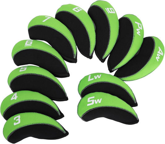 Golf Iron Covers for Golf Clubs Neoprene Golf Iron Cover Set 11pcs/10pcs Golf Iron Headcovers Golf