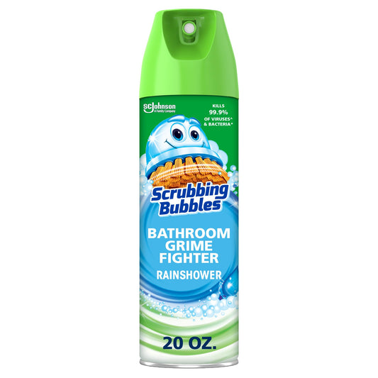Scrubbing Bubbles Bathroom and Shower Cleaner Disinfectant Aerosol, 20oz