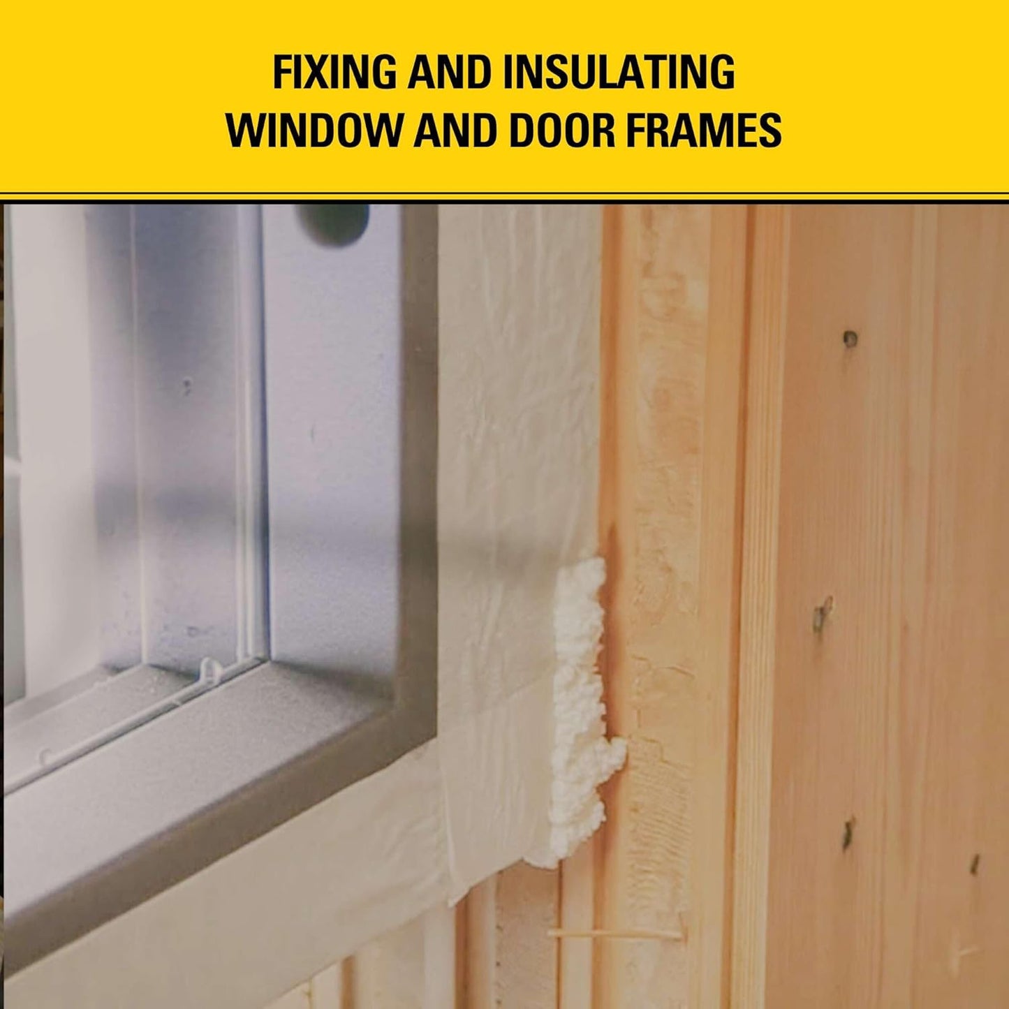 Stanley F993 Expanding Foam Sealant Spray – (12x12oz) Gaps & Cracks Filler, PestBlocker for Indoor/Outdoor Use – Paintable, Waterproof, Polyurethane Insulation Foam with Straw Applicator | 12 Pack