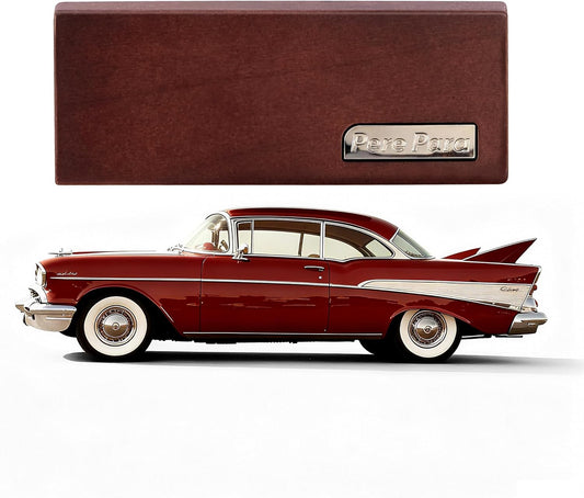 4 Refreshing Scent Bags Wood Car Air Freshener Vent Clip (Darkwood, Summer Night)- Natural Scent Diffuser for Car, Truck & SUV Premium Essential Oil Starter Kit Gift for Men & Women