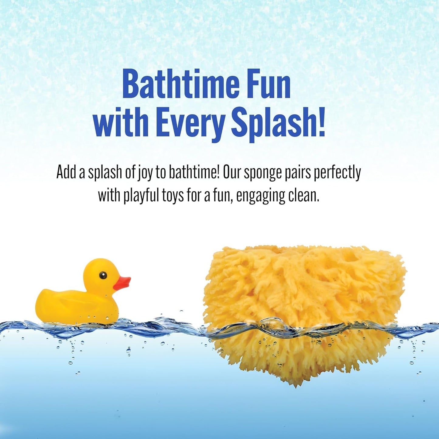 Baby Buddy Baby Bath 4in Assorted Sea Sponges, Absorbent Natural Sea Sponge, Soft on Tender Skin, Biodegradable, Hypoallergenic, Bath Accessories for Bathing, 3 Pack