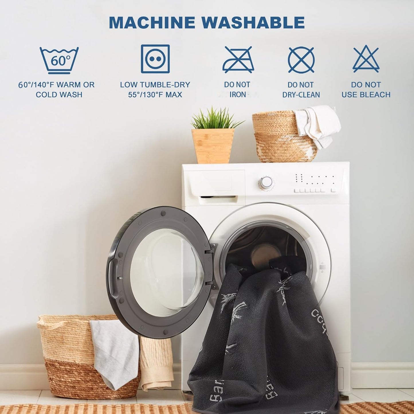 BEDLORE Twin XL Size Mattress Protector Waterproof, Mattress Pad Fitted 6-15 Inch Deep Pocket, 3D Air Fabric Soft Double Bed Mattress Cover Noiseless Washable for Home, College Dorm, Gray