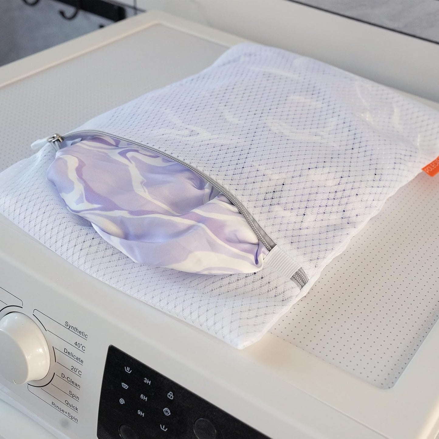 Polecasa 3Pcs 12 x 16 Inches Extra Durable 125g Diamond Mesh Laundry Bags with Sturdy Zipper for Delicates, Protect Clothes in Washing Machine, Laundry Room Essentials for College, Dorm (3 Medium)