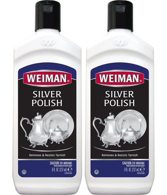 Weiman Silver Polish, 8 ounce Bottles, pack of 2