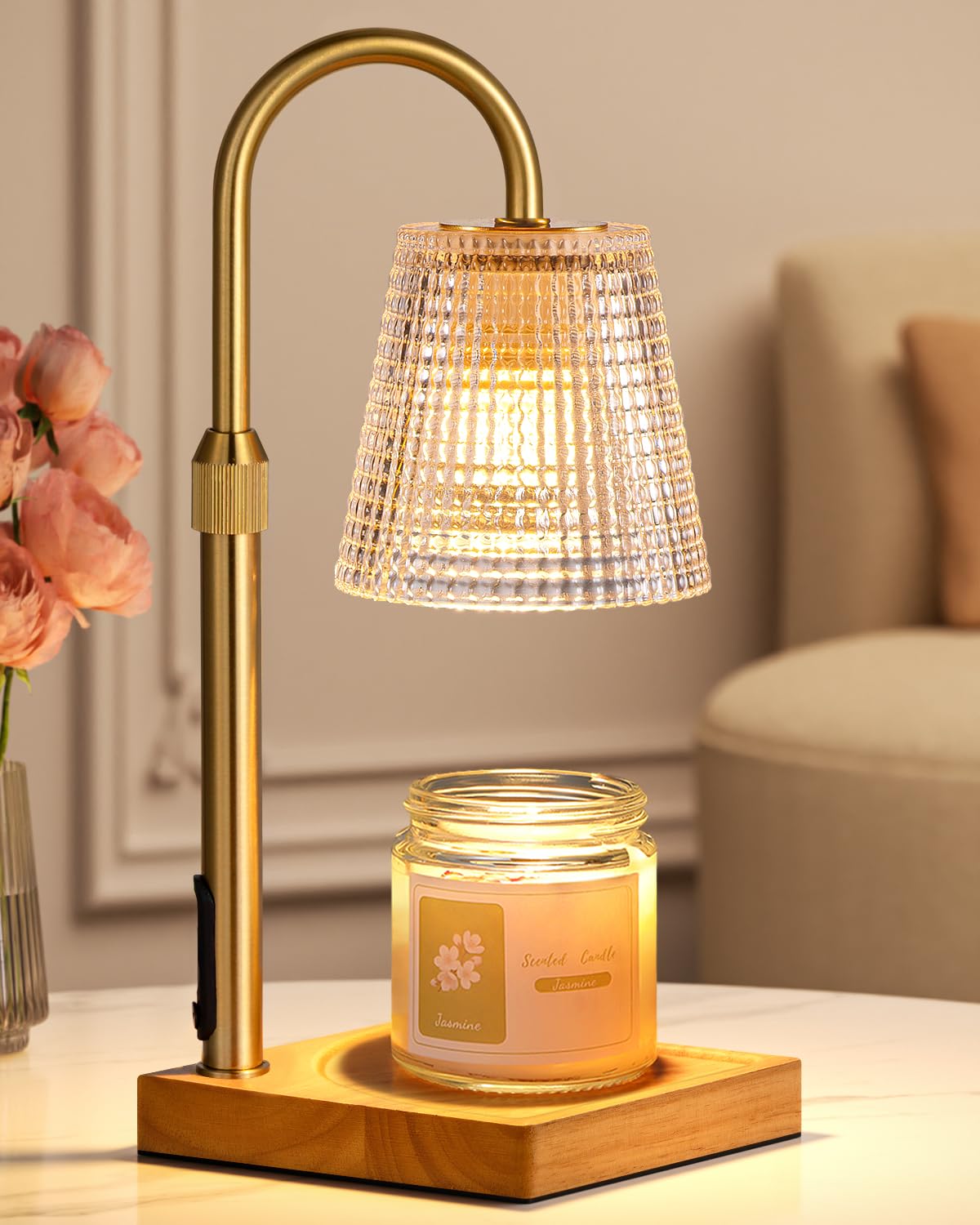 Hong-in Candle Warmer Lamp with Timer, House Warming Gifts New Home Decor