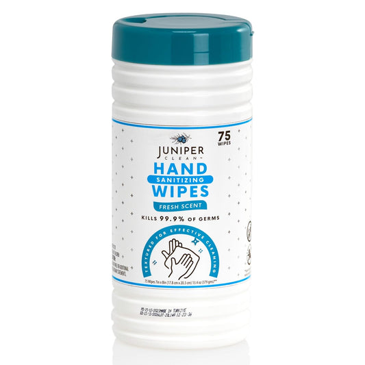1 Pack Hand Sanitizing Wipes, Alcohol Free 75 Count Canister Disposable Hand Sanitizer Wipes, Fresh Scent, Lint Free & Durable