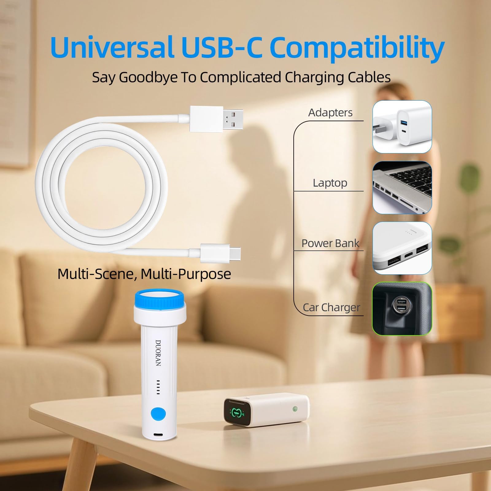 DUORAN Cordless Electric Vacuum Pump for Vacuum Storage Bags Travel Air Pump, Portable USB