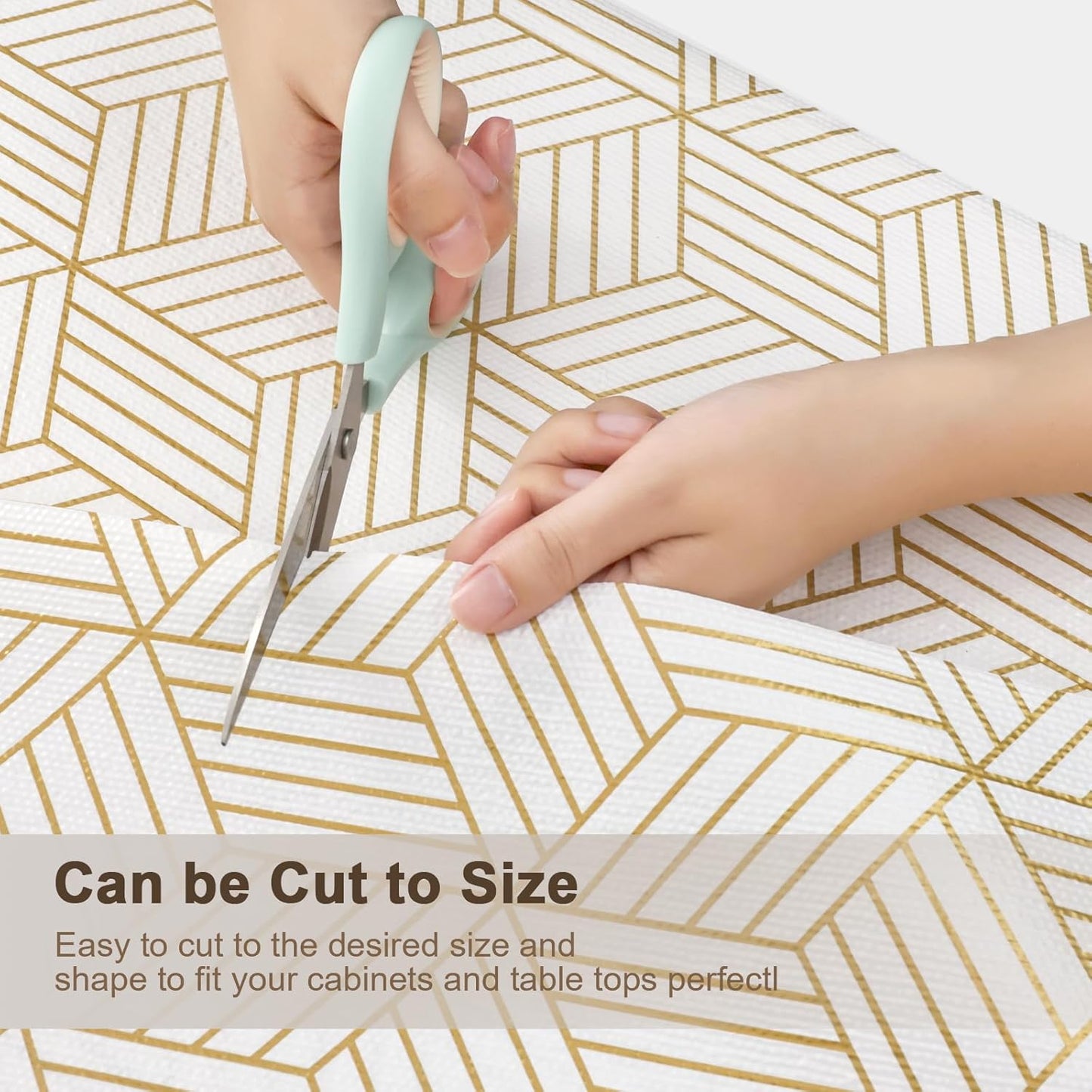 OcePor Non-Adhesive Drawer and Shelf Liner 17.5IN x 30FT，Non-Slip Kitchen Cabinet Liner Non-Adhesive Thick Strong Grip Waterproof Washable