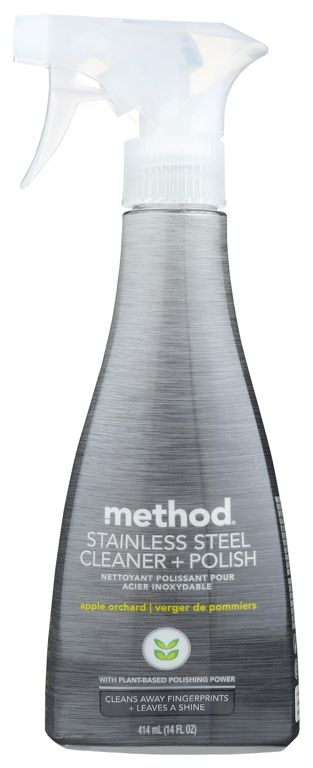 method Stainless Steel Cleaner + Polish, Apple Orchard, 14 fl oz