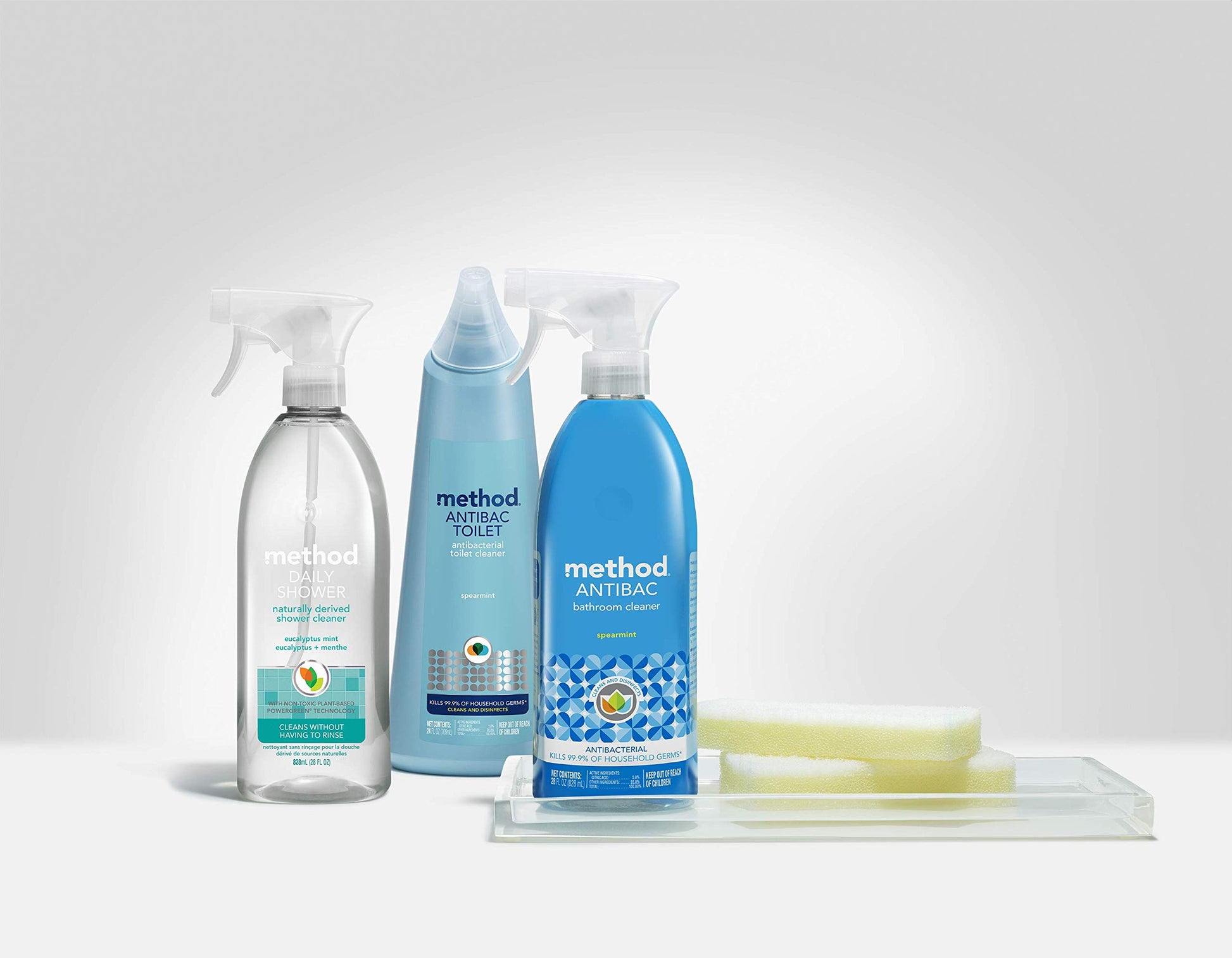 method Bathroom Cleaner, Eucalyptus Mint, 28 fl oz, 4 Pack