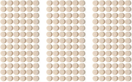 Furnigear Felt Pads Small 3/8" Felt Pads for Cabinet Doors Bumpers, Cabinet Cushion Dots Felt Cabinet Door Stops, Self Adhesive Thick Bumper Pads to Protect Surfaces -Anti Scratch 234 Pcs Round Beige