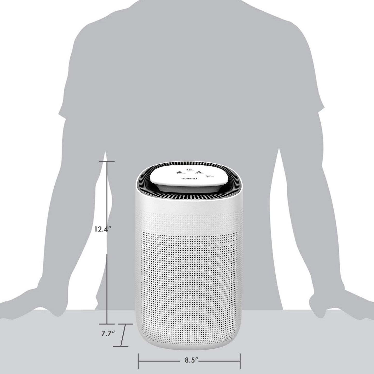 Tenergy Sorbi 1000ml Air Dehumidifier w/Purifying Function, True HEPA Filter, Auto Shutoff, Touch