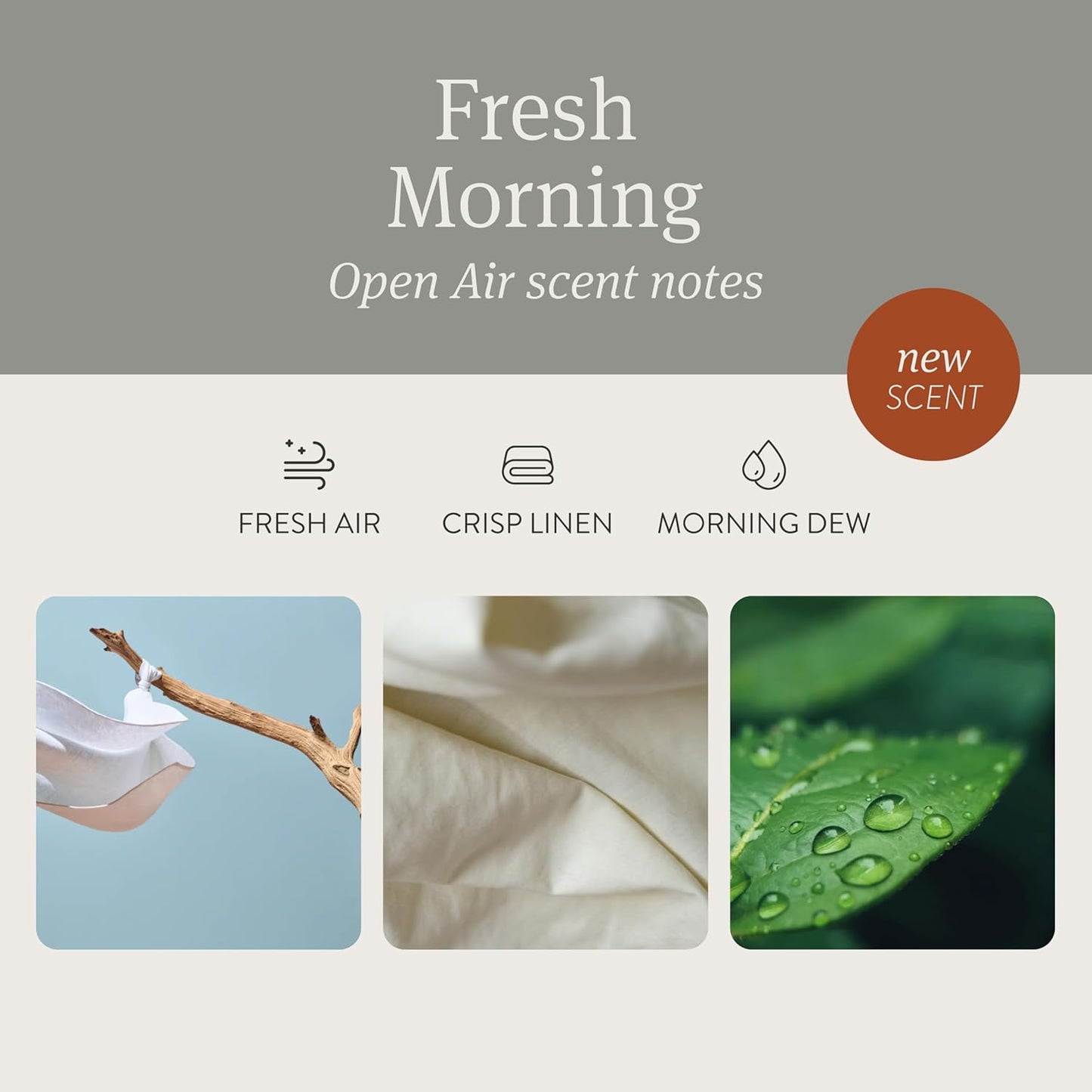 Drift Car Air Freshener - Stone Air Freshener Car Odor Eliminator - Long Lasting Scent - Auto Accessories - Metal Clip - Essential Oils - Clean Ingredients - Open Air Scent Starter Kit