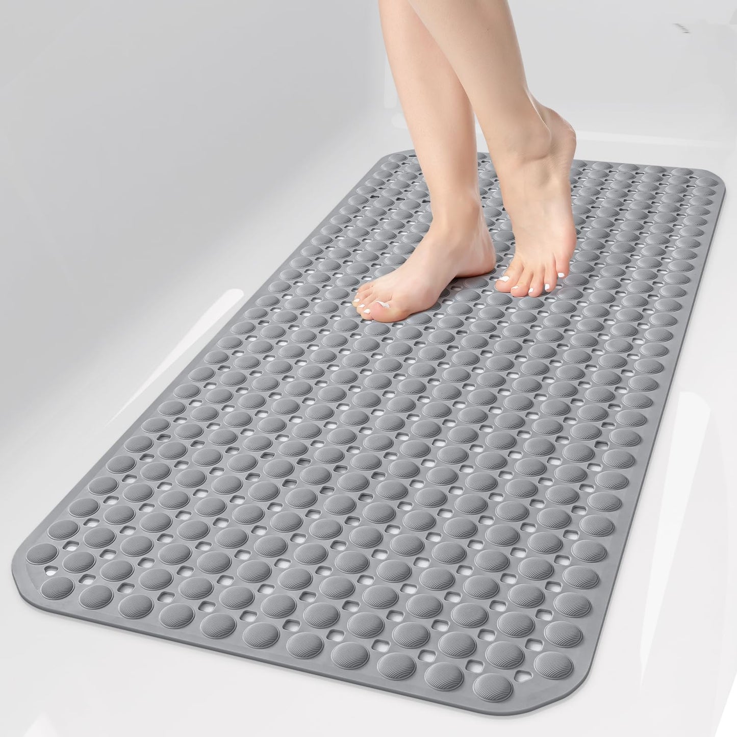 OTHWAY Bath Tub Shower Mat Non Slip, Bathtub Floor Liner Mats for Inside Shower Bathroom, Suction