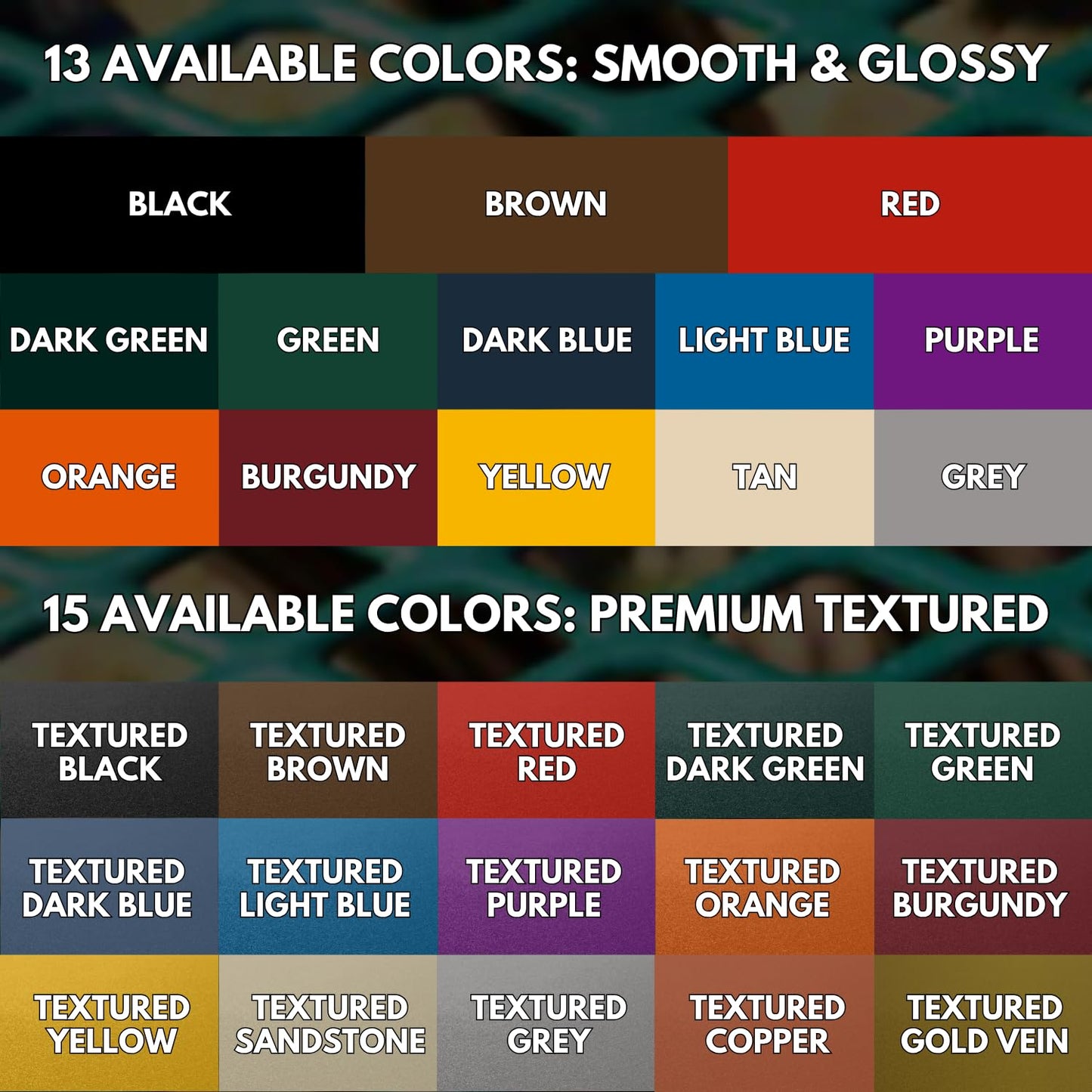 COATEDOUTDOORFURNITURE 32-Gallon Heavy-Duty Punched Steel Round Trash Receptacle, Commercial Outdoor Waste Bin with Liner & Black Flat Top Lid – Made in America (Textured Copper)