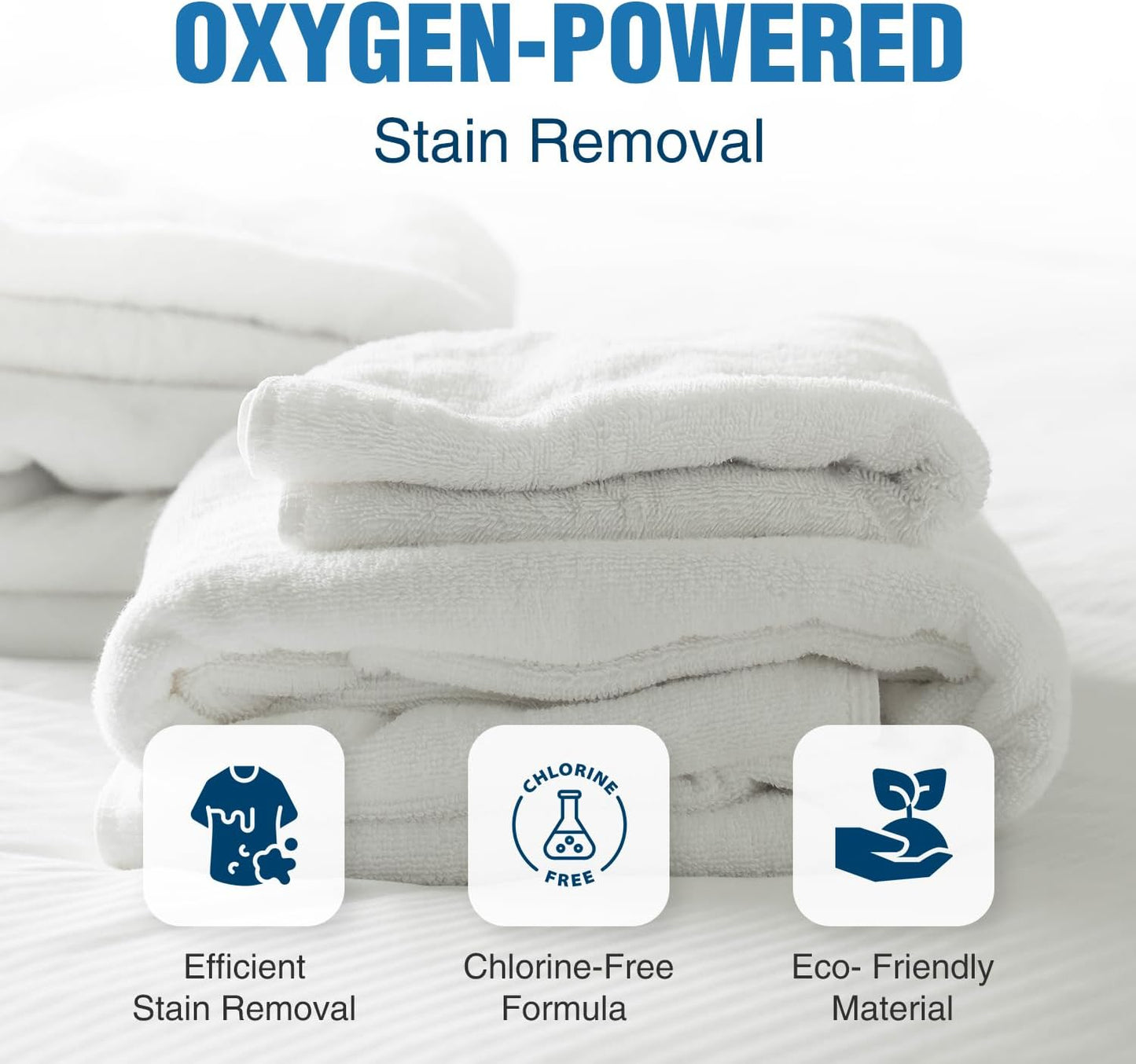 Sodium Percarbonate 10 lbs – Oxygen Bleach Powder & Laundry Booster – Multi-Purpose Cleaner for Stain Removal, Whitening, Deodorizing – Chlorine-Free